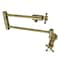 Kingston Brass KS4103BX Wall Mount Pot Filler, Antique Brass KS4103BX - alternate 1